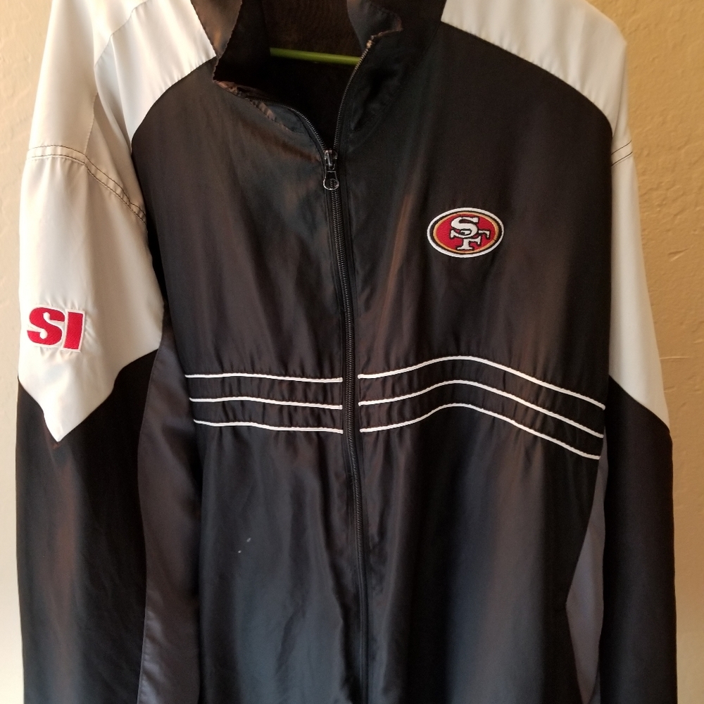 Vintage 49ers windbreaker jacket